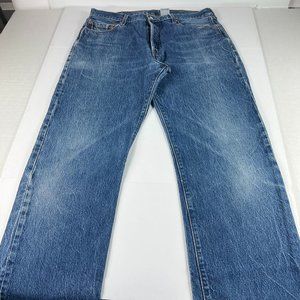 Y2K Levi's Jeans Men's 36x35* 501 XX Straight Blue Faded Whisker Denim Tag 38x40